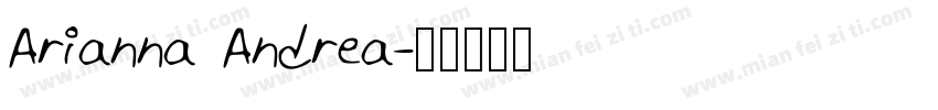 Arianna Andrea字体转换